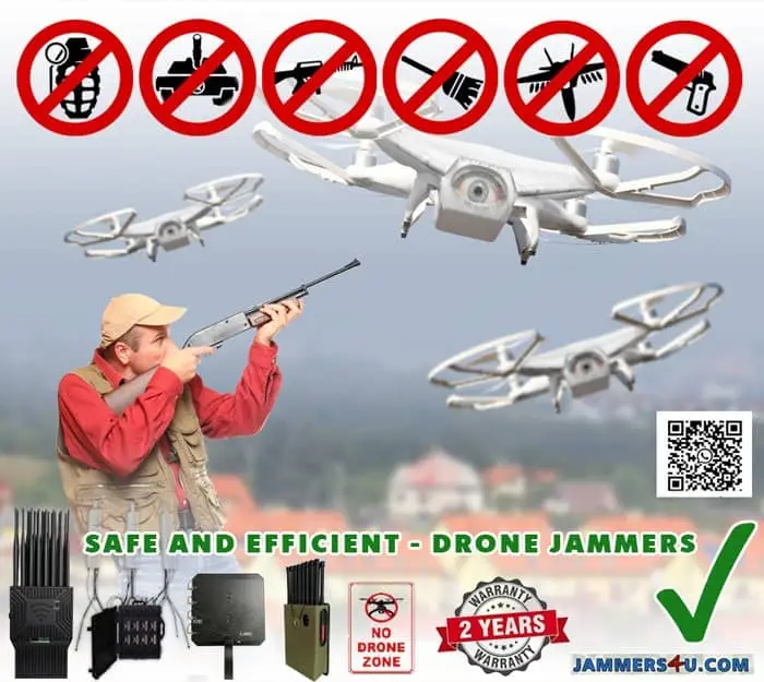 Anti Drone UAV GPS RC WIFI Jammer Jammers